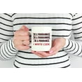 thumbnail image 2 of Funny I'm a Programmer, I Write Code White Ceramic Coffee & Tea Mug (11oz), 2 of 6