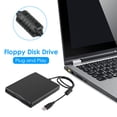 thumbnail image 4 of Unidad de disquete USB portátil de 3,5 pulgadas Disquete externo FDD de 1,44 MB para computadora portátil Hugtrwg Para estrenar, 4 of 5