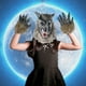 thumbnail image 4 of Máscara De Lobo Realista Para Disfraz De Halloween. Máscara De Lobo Con Boca De Peluche Y Dientes. Máscara Y Clavos., 4 of 6