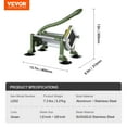 thumbnail image 6 of KFFKFF Potato Dicer, French Fry Maker with 1/2-Inch and 3/8-Inch Stainless Steel Cutting Blades, Hand-Operated Vegetable Chopper with Suction Cups, Ideal for Potatoes, French Fries, Cucumbers, 6 of 9