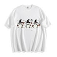 thumbnail image 2 of Tnhcen 2025 Women's Halloween Cute Cartoon Print Cotton T-Shirt - Loose Fit Casual Basics Plus Size S-2XL Soft Fall Festival Tops, 2 of 7
