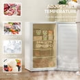 thumbnail image 3 of 2.1 Cu. Ft. Mini Upright Freezer, Compact Small Deep Freezer with Reversible Door and Removable Shelf, White, for Apartment, Dormitory, RV, Home Office, and Small Kitchens, 3 of 7