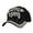 Black, variant on Top Headwear Dog Mom Paw Rhinestone Hat Distressed Denim Baseball Cap - Denim