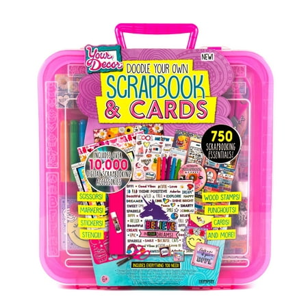 Horizon Group USA Doodle Deco Your Decor Scrapbook & Cards Art Kit, 1 (Best Baby Scrapbook Kit)