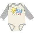 thumbnail image 3 of Inktastic My 1st Easter with Chick and Easter Eggs Boys Long Sleeve Baby Bodysuit, 3 of 5