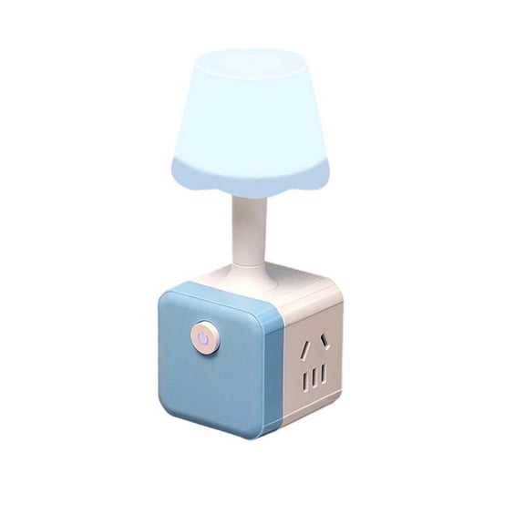 YingYouFu 2 In 1 Socket LED Night Lamp, Mini Plug In Ambient Light, Gentle Glow Light for Bedroom Spaces, Home Living Areas, Daily Use