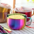 thumbnail image 3 of ACDANC Soup Bowls with Handles,Prevents Burns Soup Mug,Polypropylene Lid Soup Mugs with Handles,Natural Color, 3 of 4