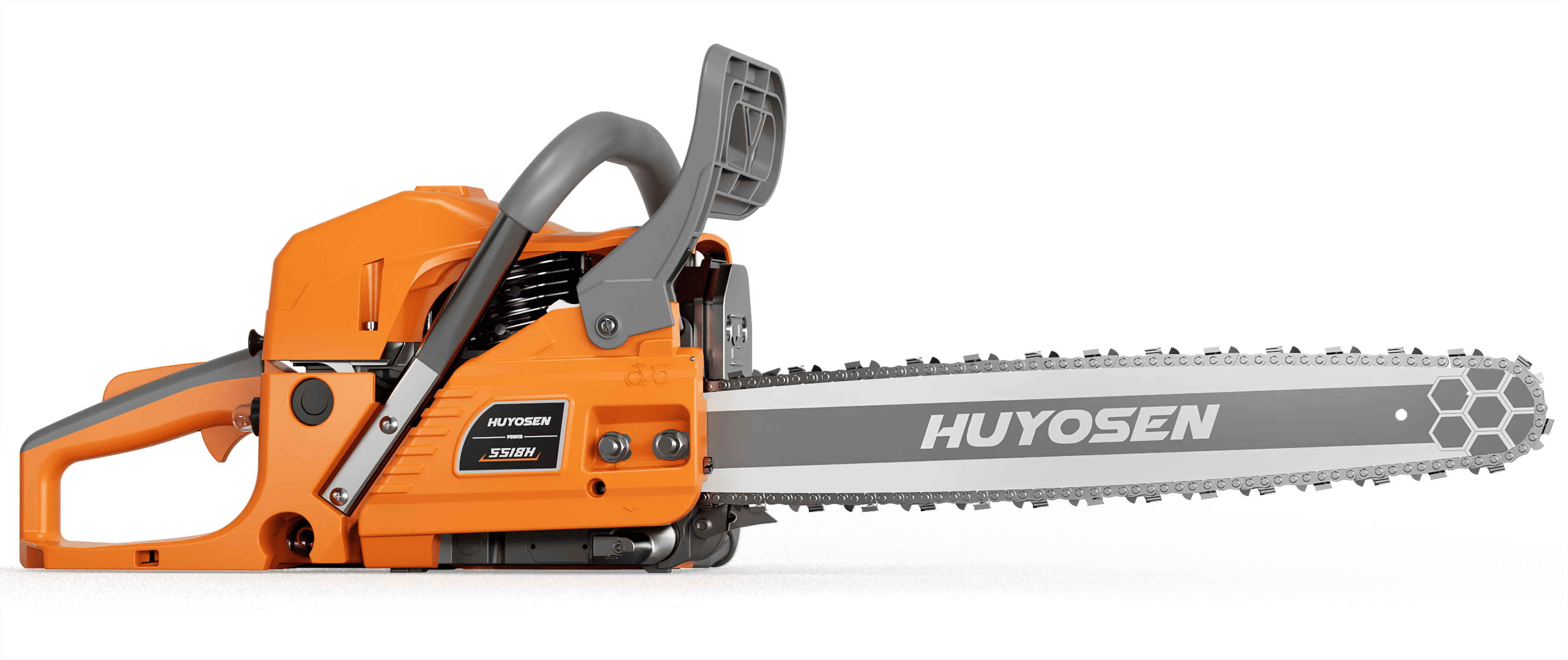 Gas Chainsaw 20-inch 54.6CC 3HP 5518H 2-Cycle Petrol Powered Chain Saws for Trees and Wood Cutting