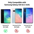 thumbnail image 2 of [2 Pack] Cnarery Galaxy S10 Screen Protector, Shatterproof Premium Tempered Glass Film for Samsung Galaxy S10 Screen Protector/Case-Friendly/HD-Bubble Free, 2 of 7