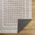 thumbnail image 3 of Hauteloom Solara Living Room, Bedroom Machine Washable Area Rug - Traditional, Transitional - Light Brown, Dark Brown, Cream - 5'3" x 7'3", 3 of 9
