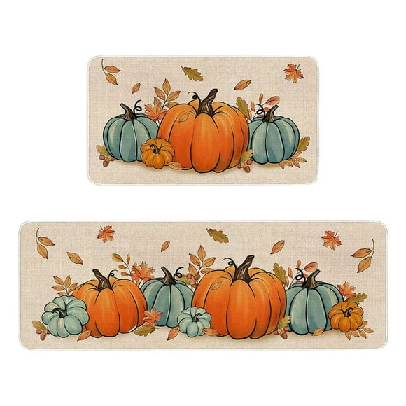 Binwennn plus Blankets Fuzzy Throw Rug Throw Blanket Cozy Home Thanksgiving Themed Exquisite Carpet Set Of Two Elevating Holiday Atmosphere With Gratitude In Every Step