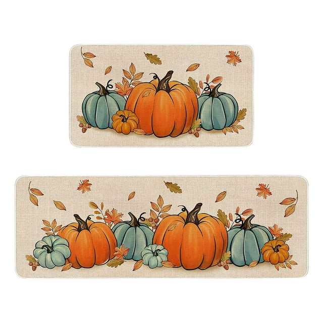 Cozy Home Thanksgiving Themed Exquisite Carpet Set Of Two Elevating Holiday Atmosphere With Gratitude In Every Step Caramel Blanket Bedroom Area Rug Tan Blankets Throw Blanket with Pom Poms Blanket