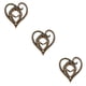 thumbnail image 2 of Escultura en forma de Corazón Matsuzay madera rústica decoración para fiesta de boda, 2 of 6