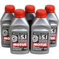 thumbnail image 1 of Motul (5 Pack) 100% Synthetic Brake Dot 5.1 Brake Fluid 1/2 Liter or 500 ml, 1 of 5