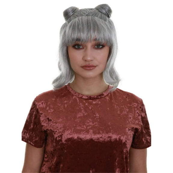 Glitter Galaxy Space Buns Wig