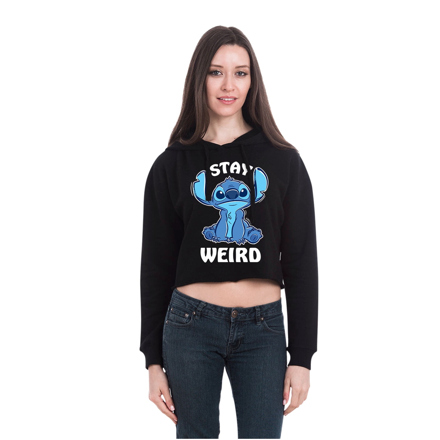 Juniors Cropped Pullover Hoodie 
