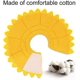 thumbnail image 2 of Collarín Para Perros Gatos, Almohada De Protección Para El Cuello De Mascotas Y Collar Ajustable Con Patrón De Girasol Amarillo (m). Afortunado Sencillez, 2 of 5