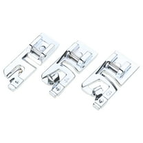 Ladaidra Brown fhgksm 3 Pcs/Set Rolled Hems Presser Foot Narrow Foot Hemmer Set 3mm 4mm 6mm Hemming