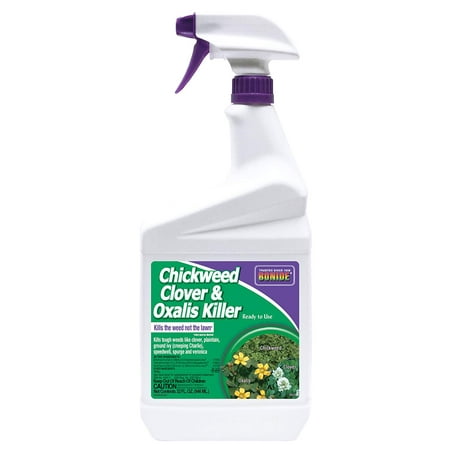Bonide 1- Quart Chickweed Clover and Oxalis Weed Killer - 0612, 1-Quart ready to use spray bottle By The AMES