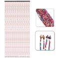 thumbnail image 5 of IAJXWI 35" x 77" Rainbow Wooden Bead Door Curtain, Natural Wood Colorful Beaded String Hanging Doorway Divider for Doorway Porch Bedroom, 41 Strands, 5 of 9