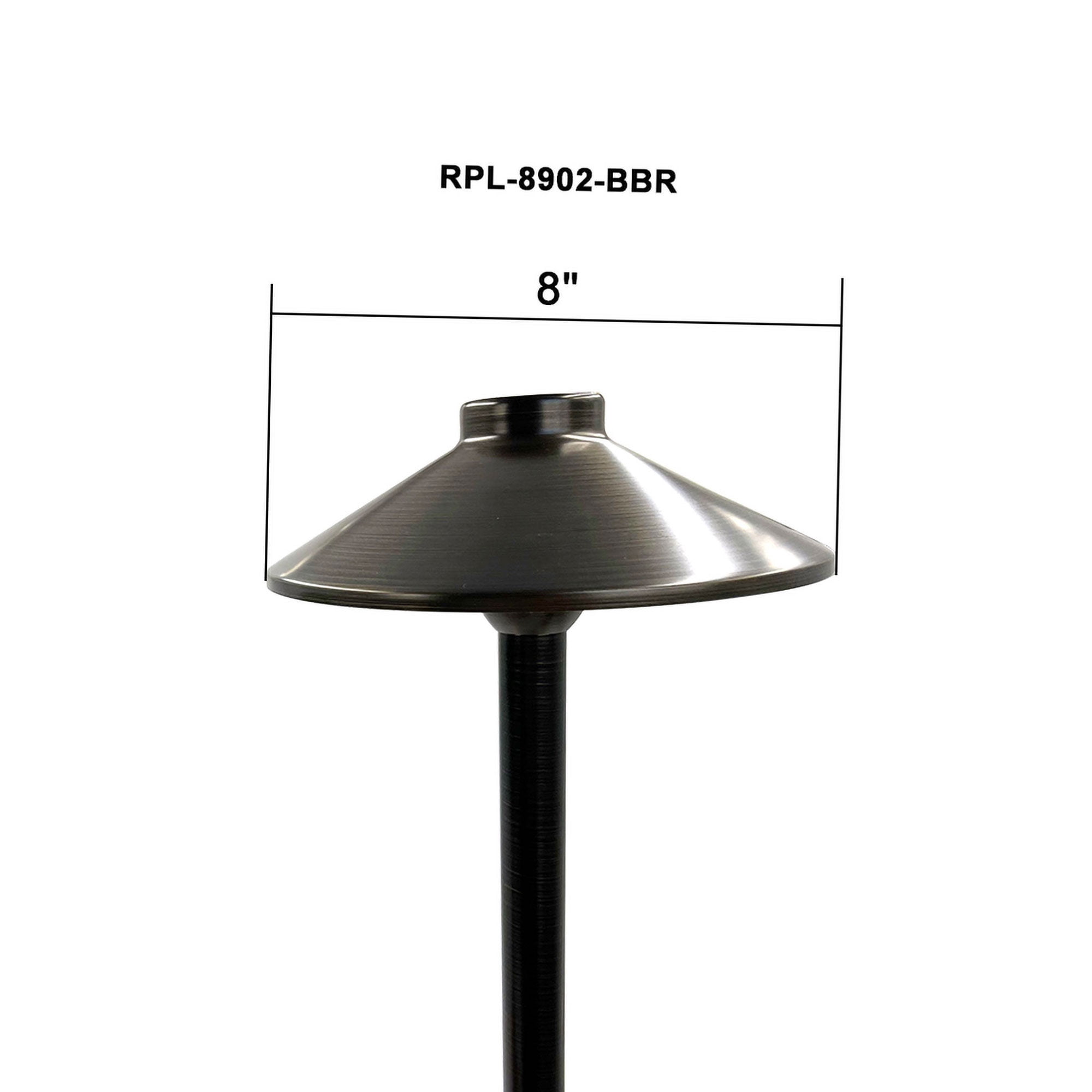 LNC 23.2"H LED Path Light, Antique Brass Finish, Outdoor Lighting for Walkways, Garden and Yard