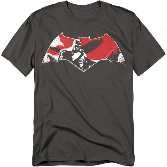 Batman V Superman Armor Splatter Logo Unisex Adult T Shirt For Men And Women