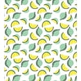 thumbnail image 3 of Lemon Duvet Cover Set, Graphical Vibrant Fruit Scattered Natural Sour Juicy Items, Decorative 2 Piece Bedding Set with 1 Pillow Shams, Twin Size, Mint Green Charcoal Grey, by Ambesonne, 3 of 3