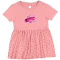 thumbnail image 3 of Inktastic Girls Pink Airplane Pilot Girls Baby Dress, 3 of 5