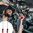 thumbnail image 1 of 3-Piece Alloy Steel Tire Pry Bar Set for Car & Motorcycle - 11.61 Inch Lifting Rod with Protective Cover - Includes 2 Tire Disassembly Wrenches for Rim Protection Akmoler | Alloy, Red, 1 of 6