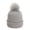 Light Grey, variant on Imperial 6014 The Montage Pom Cuffed Beanie (2 PACK)