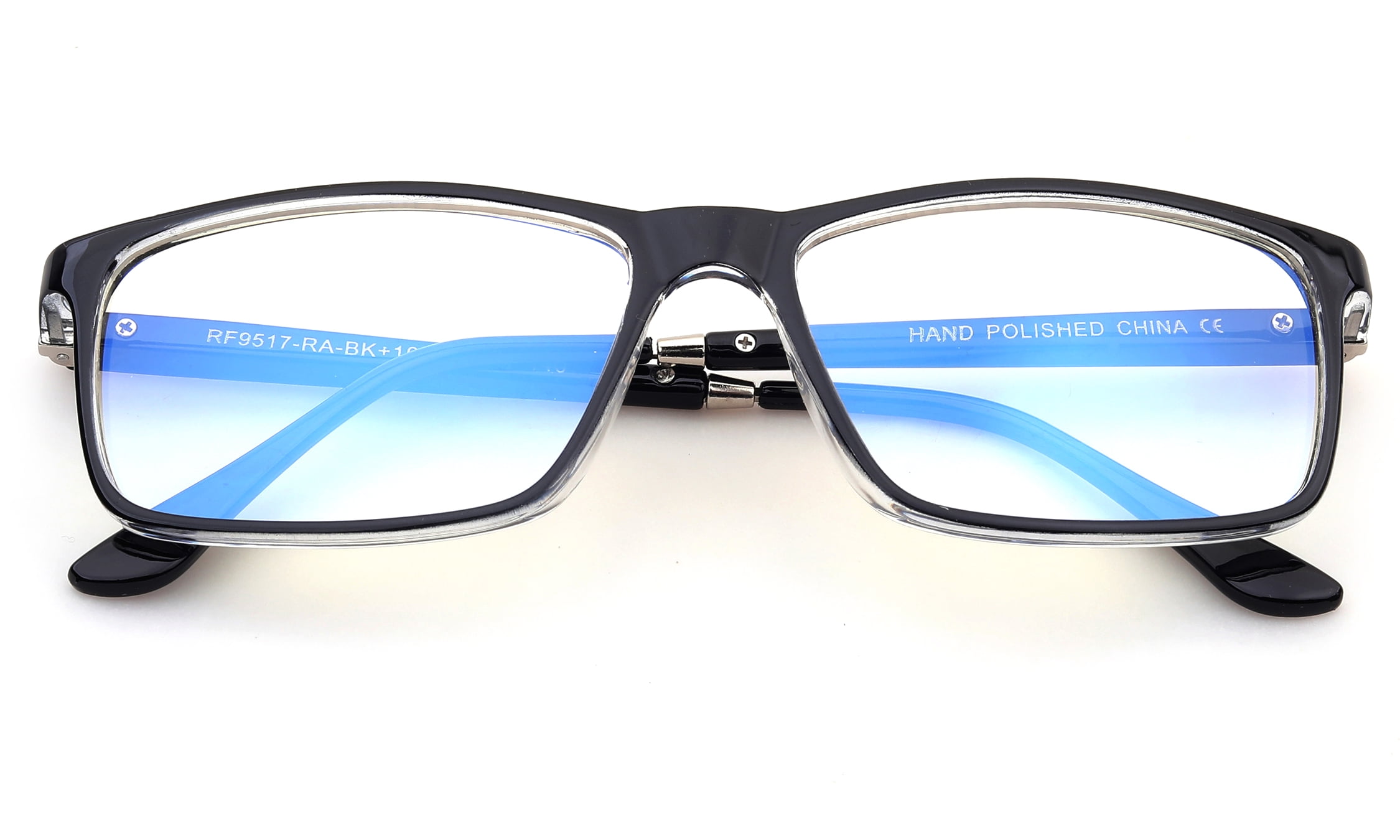 Blue Ray Blocking Lens Light Weight Rectangular Medium/Large Size Frame ...