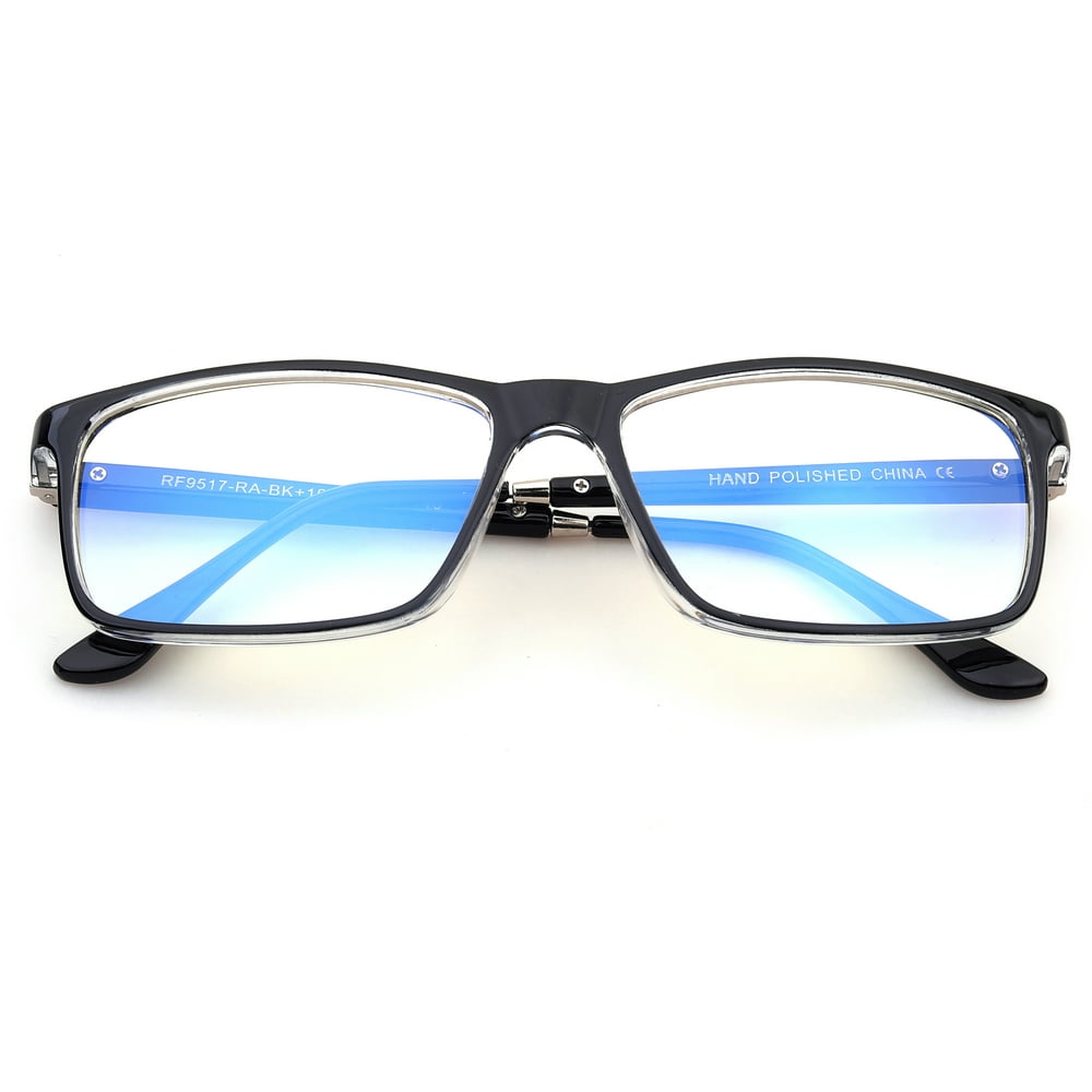Blue Ray Blocking Lens Light Weight Rectangular Medium/Large Size Frame