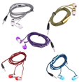 thumbnail image 4 of KY-38 Ligne de Tissu Couleur Lourd Son de Basse dans l'Oreille Casque de Téléphone Mobile Universel, 4 of 9