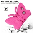 thumbnail image 2 of Tablet Case For Kids, 3D Cartoon Butterfly Non-Toxic EVA Light Weight Kid Proof Shockproof Case with Kickstand for Samsung Galaxy Tab A 8.0 2019 / Tab A 8.0 2017 / Fire HD 8 2018/2017, Rose, 2 of 5