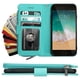 thumbnail image 2 of Funda tipo cartera para iPhone 7 Plus y 8 Plus con cordón y tarjetero de piel sintética., 2 of 5