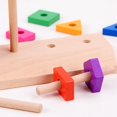 thumbnail image 4 of Bangcool Shape Sorting Block Creative Smooth Geometric Stacking Game Shape Matching Block, 4 of 10