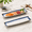 Blue and White, variant on Black Sushi Plates Stoneware Rectangular Teppanyaki Plate Sashimi Longese 12.5 Inch Set Of 2(black)