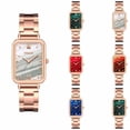 thumbnail image 3 of Resicozy Women's Small Wrist Watch Rectangular Quartz Watch Classic Numeral Dial Stainless Wristwatch Sliver, 3 of 3