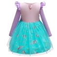 thumbnail image 2 of 2-6T Baby Toddler Girls Costume Dress Long Sleeve Princess Dress up, 2 of 6