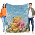 thumbnail image 1 of Winnie Pooh anti-pilling, suave, ligera, esponjosa y acogedora de lujo para hogar y cocina – Perfecta para niños y adultos,120X150cm, 1 of 6