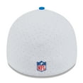 thumbnail image 4 of Men's New Era  White/Blue Detroit Lions 2025 NFL Training Camp Throwback Logo 39THIRTY Flex Hat, 4 of 5