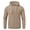 khaki, variant on Zip Up Hoodies for Men Casual Lightweight Hoodie Full Zip Sweatshirt Casual Jacket Coat Black L