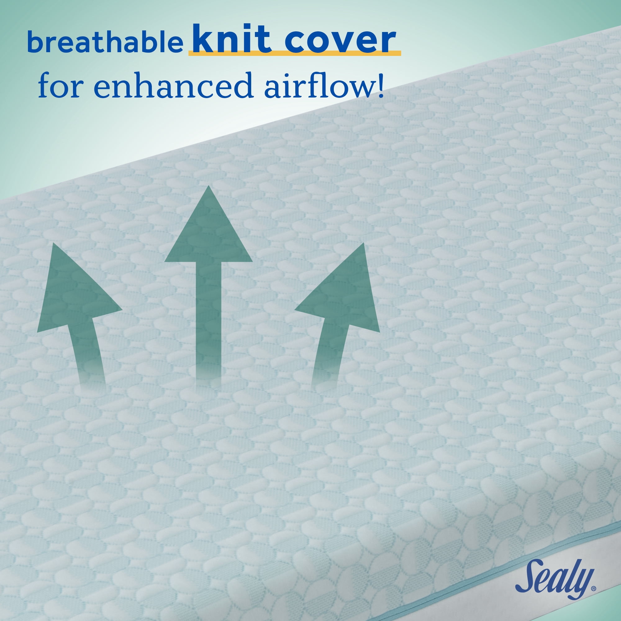 Sealy Goodnight Baby Breathable Firm 2-Stage Infant and Toddler Crib Mattress
