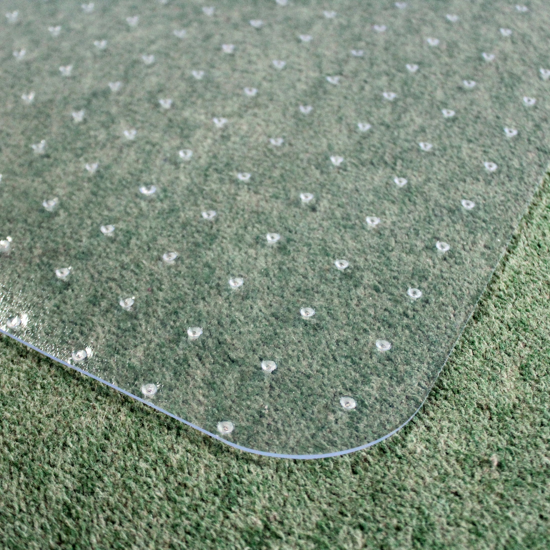 Valuemat® Basic Vinyl Lipped Chair Mat for Low Pile Carpets - 36" x 48"