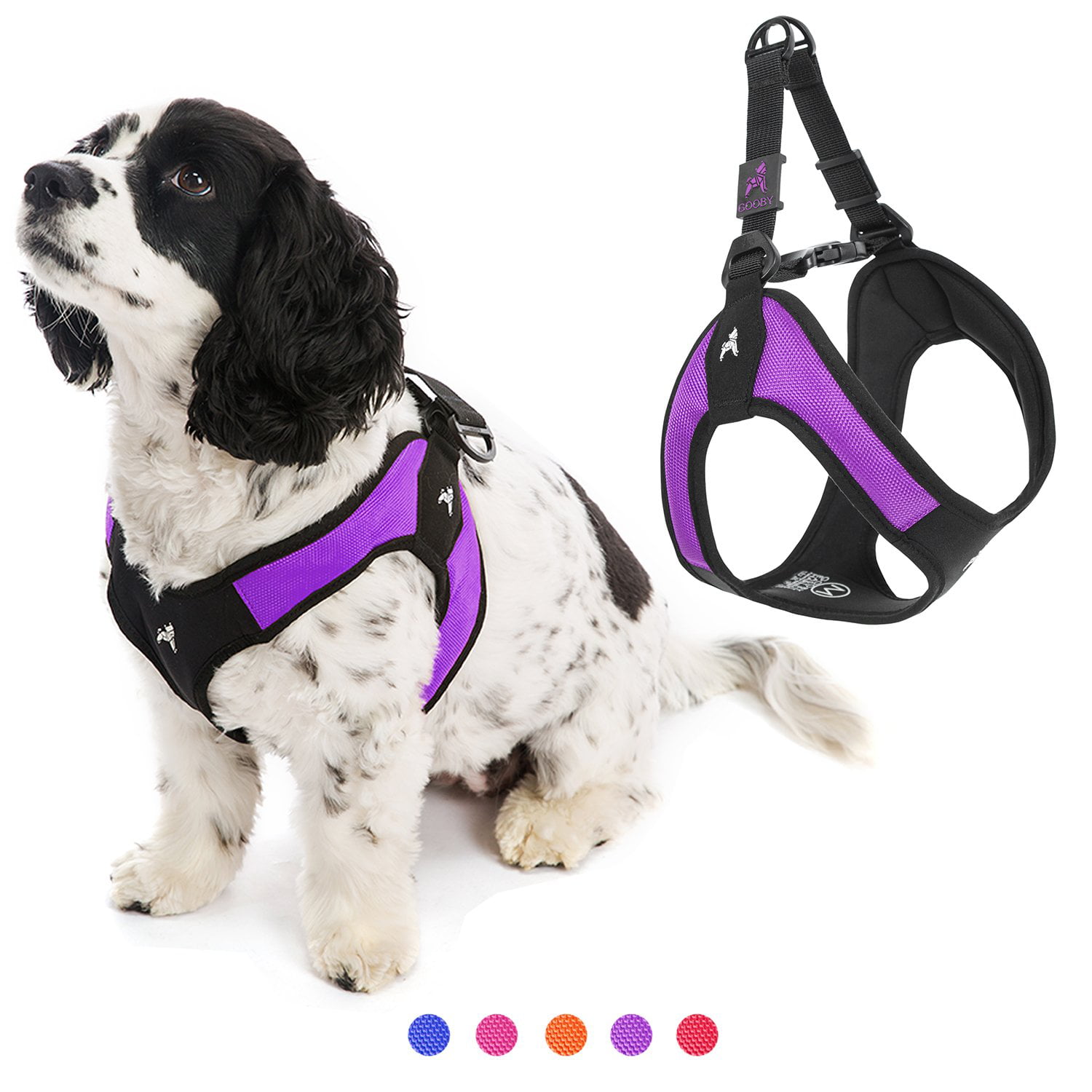 Adjustable Harness Colorful Paws Bones Step-In Dog Harness Large Dog Harness Teacup Puppy Small Dog Harness Cat Harness
