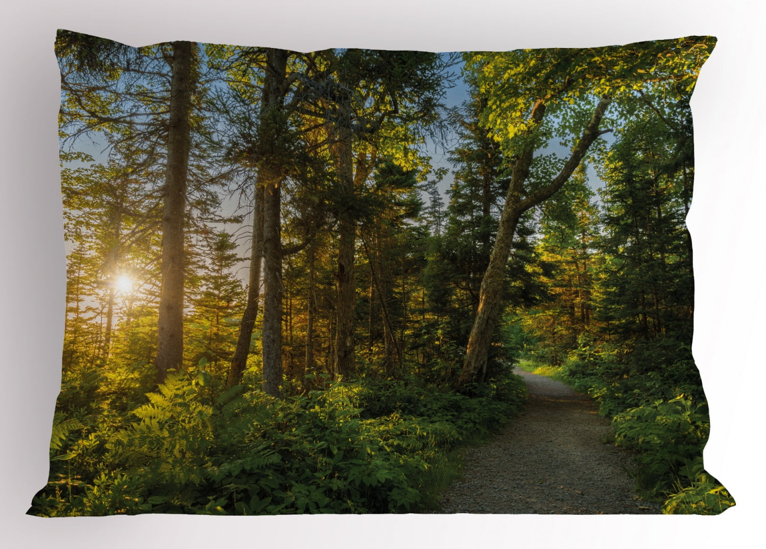 Landscape Pillow Sham National Park in Cape Breton Highlands Canada