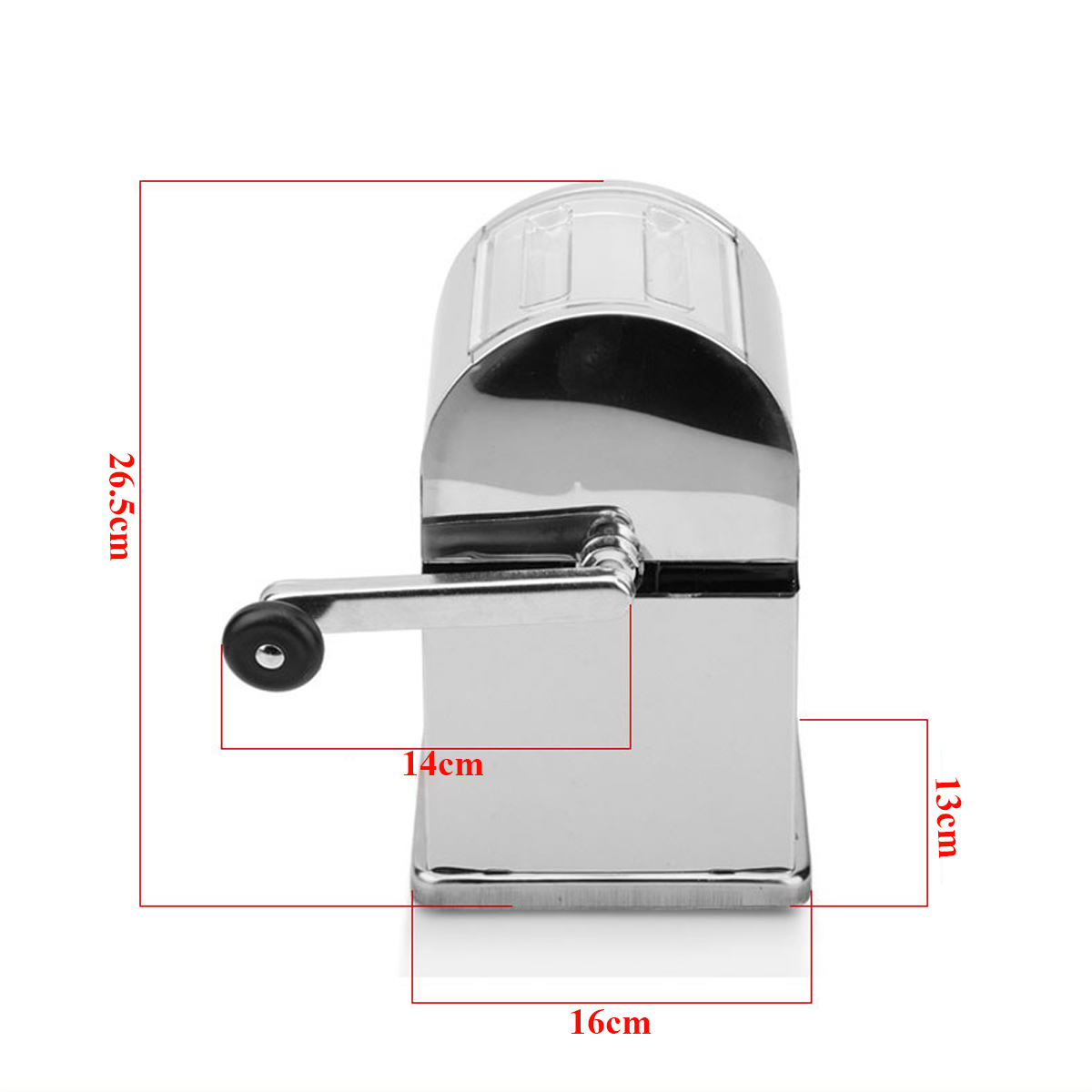 DWD® Premium Manual Ice Crusher Rotary Handle with Non Slip feet 16x26cm Stainless Steel/Black Weighted Base Mini Bar Make The Perfect Drink DWD® Premium Manual Ice Crusher Rotary Handle with Non Slip feet 16x26cm Stainless Steel/Black Weighted Base Mini Bar Make The Perfect Drink