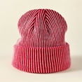 thumbnail image 4 of Yokua Knitted Striped Skull Hat Street Wear Warm Beanies for Outdoor Winter Activity, 4 of 20