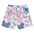 thumbnail image 2 of joogoo Boys Swim Trunks Pink Cactus and Butterflies Beach Board Shorts Drawstring Swimsuit XL, 2 of 6