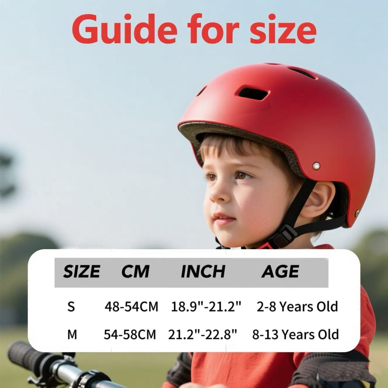 Kids Bike Helmet, Toddler Bicycles Helmets for 3-12 Boys Girls, Adjustable Cycling Multi-Sport Child's Helmet for Roller Skating Scooter
